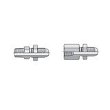 Triple-Lok 37 Flare JIC - Bulkhead Tube to NPT - Straight